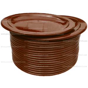 Plate - (2 in 1) Melamine / Plastic Brown