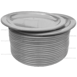 Plate - (2 in 1) Melamine / Plastic Gray