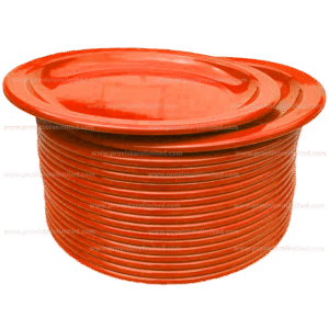 Plate - (2 in 1) Melamine / Plastic Orange