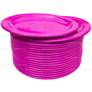 Plate - (2 in 1) Melamine / Plastic Pink