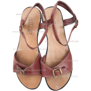 Sandals - Playdeck East and West Brown Ladies Leather / Play deck